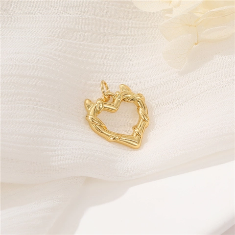 Koperen Hart Kruis Hanger Strass Ingelegd Emaille Love Charms Voor Sieraden Maken Oorbel Ketting Accessoire Dames Cadeau