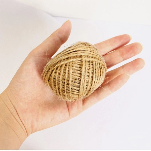 Natural Jute Twine Hemp Rope For DIY Crafts Gift Wrapping Gardening Decorative Cord Rustic Twine String For Arts Projects