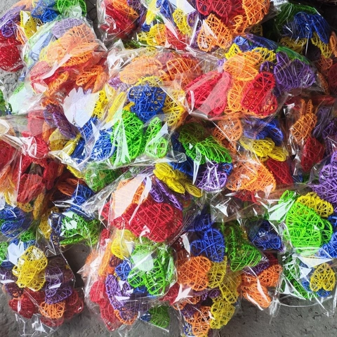 Herzförmige Rattan Geflochtene Bälle Dekoratives Rattan Herz Für Valentinstag Hochzeit Party Haus Dekoration DIY Handwerk
