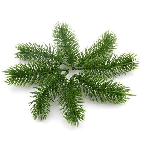 Künstliche Kunststoff Tannennadeln Zweige Für Weihnachtsbaum DIY Handwerk Hochzeit Zuhause Party Dekorative Grün Zubehör