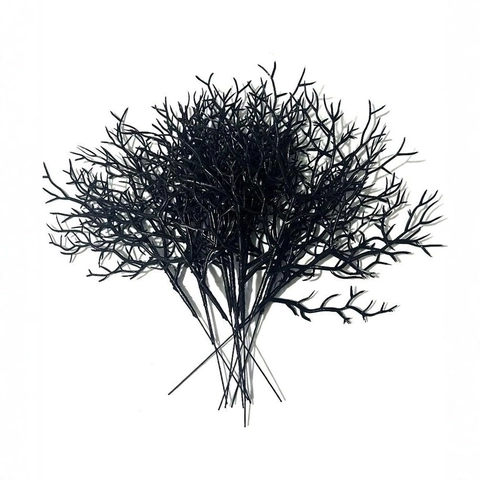 Künstliche Schwarze Verdorrte Zweige Für Halloween Party DIY Blumenarrangement Gothic Heimdekor Kunststoff Korallenzweig Zubehör