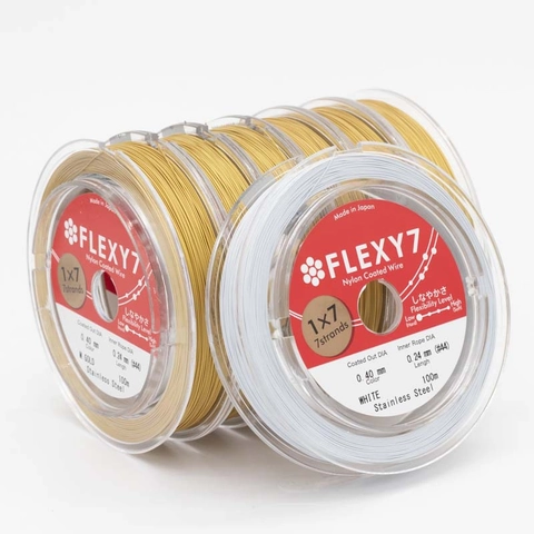 100m Nylon Coated Stainless Steel Beading Wire 1x7 Strands For Jewelry Making DIY Craft Bracelet Necklace Beading Wire Roll