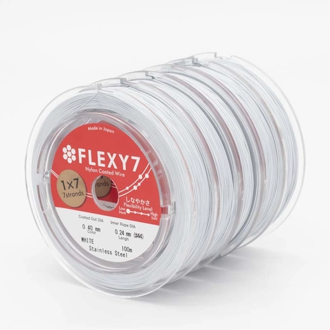 100m Nylon Coated Stainless Steel Beading Wire 1x7 Strands For Jewelry Making DIY Craft Bracelet Necklace Beading Wire Roll
