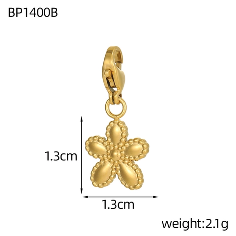 Boheems Roestvrij Staal Karabijnsluiting Bedel Voor DIY Sieraden Maken Vintage Bij Zon Zeester Strass Accessoire