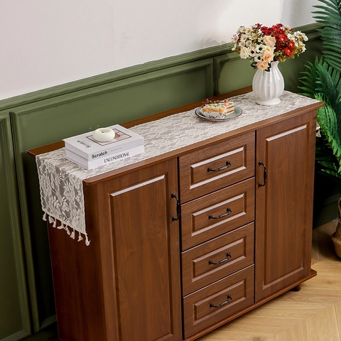 Runner Da Tavola In Pizzo Vintage Con Nappine Stile Country Francese Uncinetto Floreale Tovaglia Per Tavolo Da Pranzo