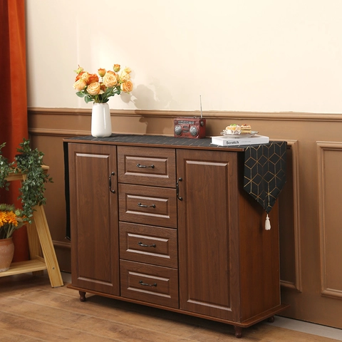 Runner da Tavolo Moderno Geometrico con Stampa Oro in Poliestere Antipolvere Decorativo per Pianoforte Sala da Pranzo Soggiorno Casa
