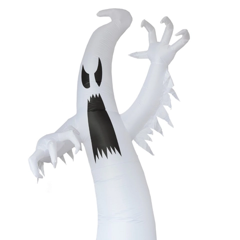 Giant Halloween Inflatable Ghost With Pumpkin Head Light Up Ghost Model For Outdoor Yard Garden Lawn Party Decoration Props