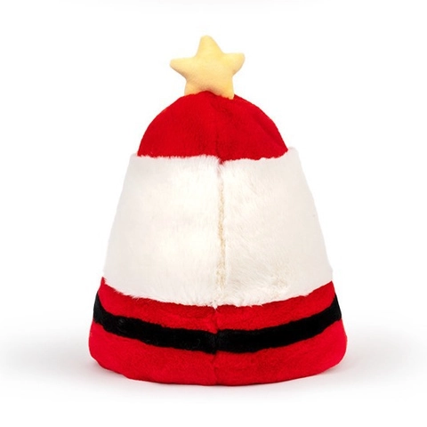 Omkeerbare Kerstmuts Kerstman En Kerstboom Pluche Muts Dubbelzijdig Feestelijk Kostuum Cadeau Voor Volwassenen Kinderen