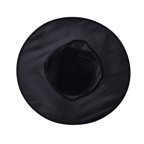 Sombrero De Bruja De Halloween Sombrero De Mago Puntiagudo Tafetán De Poliéster Ala Ancha Disfraz Fiesta Cosplay Adulto Niño