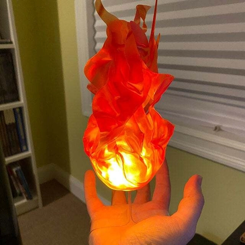 Halloween Magie Schwebender Flammenball Handgehalten Glühender LED Feuerball Für Cosplay Party Kreative Dekoration Fantasie Zubehör