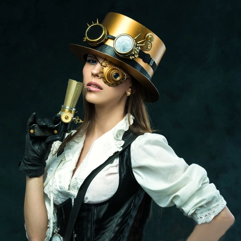 Ρετρό Steampunk Γυαλιά Με Καρφιά Και Πριτσίνια Vintage Βιομηχανικού Στυλ Γυαλιά Για Halloween Cosplay Αξεσουάρ Πάρτι Μεταμφιέσεων