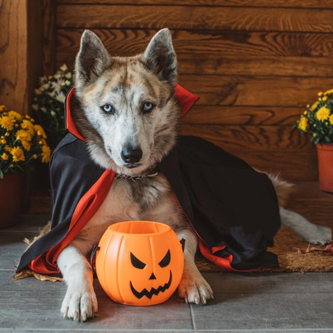 Halloween Haustier Umhang Vampir Gruseliges Cape Kostüm Für Katzen Kleine Mittelgroße Große Hunde Weihnachten Party Outfit