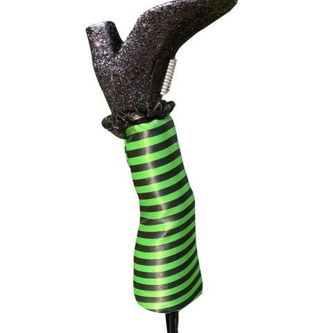 Halloween Hexenbeine Gartenstecker Gestreifte Böse Hexenfüße Gartendekoration Für Outdoor Rasen Party Requisiten Urlaub Ornamente