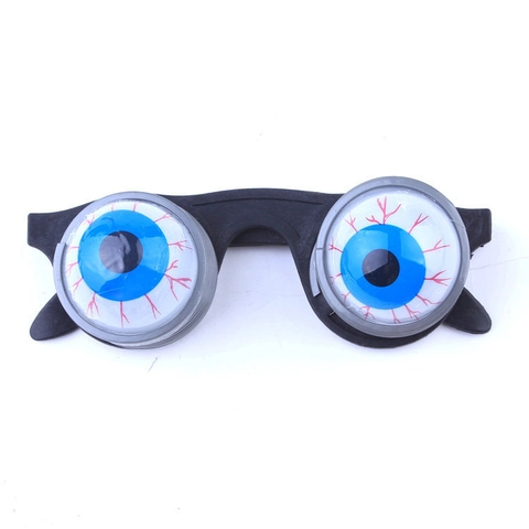 Halloween Prank Spring Drooping Eyeball Glasses Horror Novelty Party Eyewear For Kids Adults April Fool Day Funny Costume Accessories
