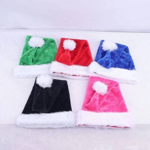 Extra Lange Plüsch Weihnachtsmütze Weiche Festliche Nikolausmütze Für Feiertags Party Feier Erwachsene Herren Damen Kostüm Zubehör