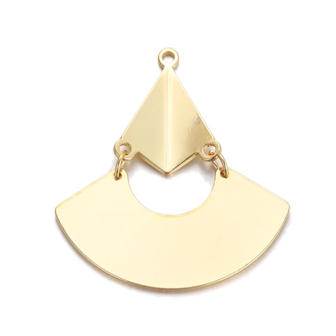 Kupfer Zirkonia Regenbogen Mond Anhänger Geometrische Charms Für DIY Halskette Ohrring Schmuckherstellung Zubehör Für Damen