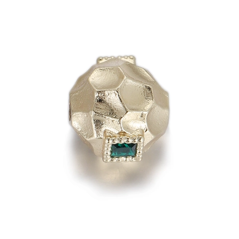 Retro Kupfer Strass DIY Schmuckherstellung Zubehör Herz Stern Geometrische Abstandsperlen Für Armband Halskette Handgefertigte Charms