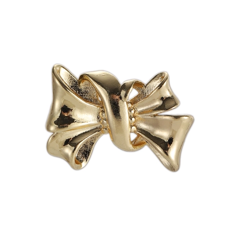 Elegante Damen Schleife Ohrstecker Hochwertiges Kupfer Mit 18K Gold Silber Plattierung Band Knoten Mode Accessoire Schmuck