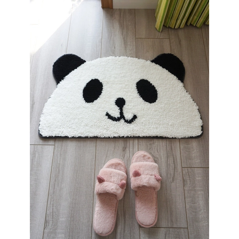 Simpatico Tappetino a Forma di Animale in Imitazione Cashmere Antiscivolo Assorbente Tappeto per Bagno Camera da Letto Decorativo