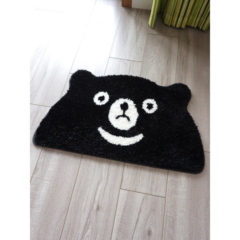 Simpatico Tappetino a Forma di Animale in Imitazione Cashmere Antiscivolo Assorbente Tappeto per Bagno Camera da Letto Decorativo