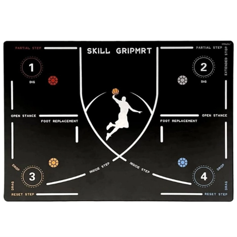Tappetino da Allenamento per il Gioco di Gambe del Basket Antiscivolo Fango di Diatomee Tappetino Fitness per Interni