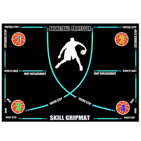 Tappetino da Allenamento per il Gioco di Gambe del Basket Antiscivolo Fango di Diatomee Tappetino Fitness per Interni
