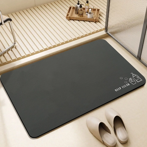 Nordisch Minimalistische Kieselgur Badezimmermatte Super Absorbierend Rutschfest Teppich Für Bad Küche Eingang Home Dekor Fußmatte