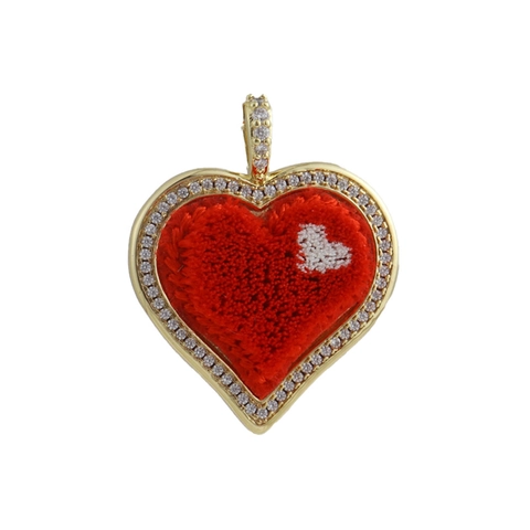 Copper Gold Plated Heart Easter Egg Evil Eye Cloud Pendants For DIY Necklace Bracelet Hip Hop Jewelry Making Accessories