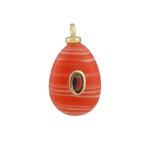 Bohemian Vintage Copper Natural Stone Inlaid Rhinestone Pendants For DIY Necklace Bracelet Earrings Jewelry Making Charms