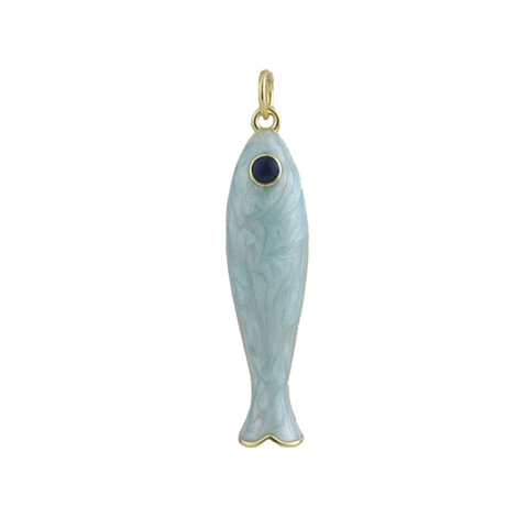 Mendaglioli in Rame Smaltato a Forma di Pesce per Creazione Gioielli DIY Collana Bracciale Accessori Decorazione Zaino