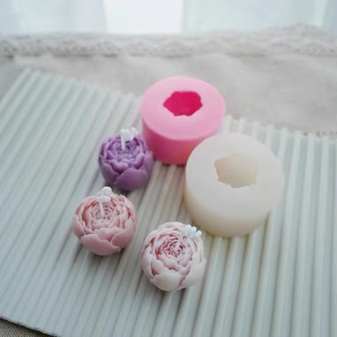 3D Austin Rose Pfingstrose Blume Silikonform Für Kuchendekoration Fondant Schokolade Backen Kerzen Seife DIY Kunsthandwerk
