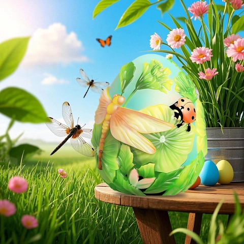 Molde de Silicona para Huevos de Pascua Mariposa Libélula Relieve Floral DIY Vela Aromática Yeso Resina Herramientas Artesanales