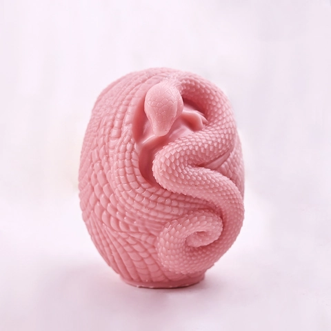 Realistische Schlangen Silikonform Für DIY Aroma Kerze Gips Handwerk Halloween Geschenk Skulptur Kuchen Backform