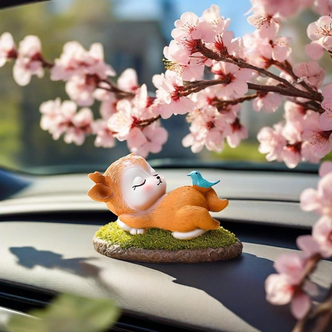 Cartoon Hirsch Fuchs Form Silikonform Für DIY Handgemachtes Harz Handwerk Auto Ornament Home Dekor Tier Guss Dekoration Werkzeug