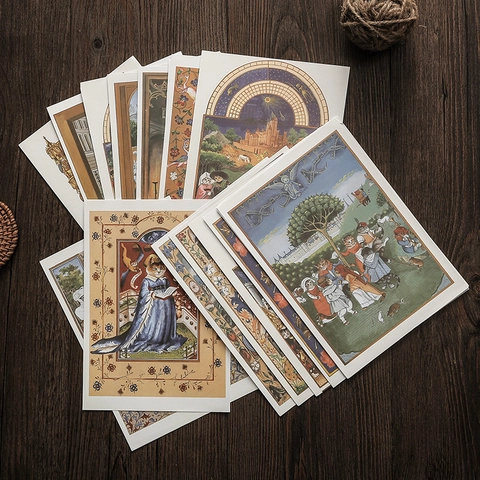 Medieval Cat Fairytale Vintage Scrapbooking Paper European Court Style Writable Decorative Card For DIY Journal Craft