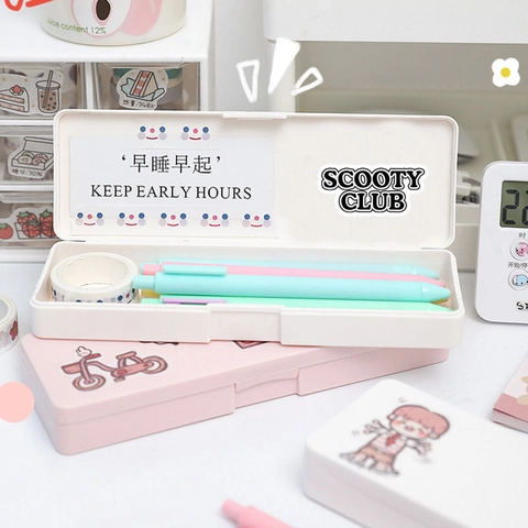 Waterdichte Cartoon Puppy Hond Stickers Zwart Wit DIY Decals Voor Telefoonhoesje Beker Laptop Journal Scrapbook Briefpapier