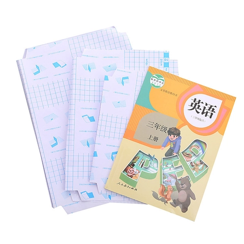 Selbstklebende Transparente Matte Buchhülle Diamantmuster Schutzfolie Wasserdicht CPP Bucheinbandfolie Für Schüler Lehrbücher