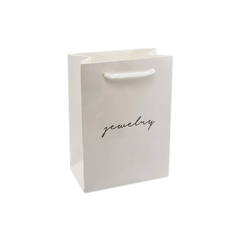 Sacchetti Regalo in Carta per Gioielli Minimalisti Con Manici Per Pendenti Braccialetti Borsa Imballaggio in Cartone per Feste