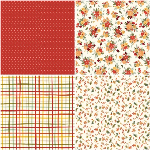 Blocco di Carta per Scrapbooking Autunnale Vintage Zucca Foglia di Acero Per DIY Artigianato Junk Journal Decorazione