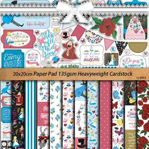 Vintage Märchenfiguren Scrapbook Papier Dekorative Material Hintergrundpapier Für DIY Journal Collage Kunst Handwerk