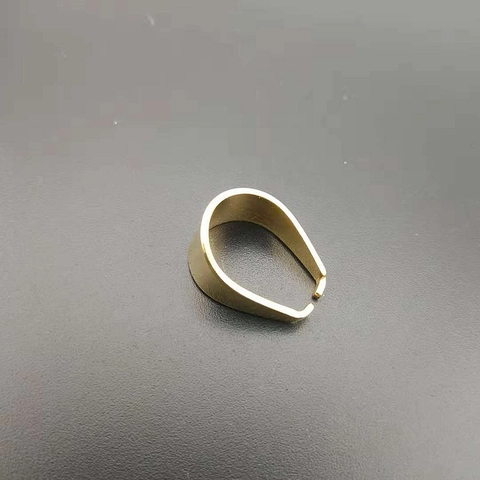 Fermoir de Pendentif en Acier Titane Inoxydable pour Fabrication de Bijoux DIY Or Acier Connecteur de Chaîne Épaisse