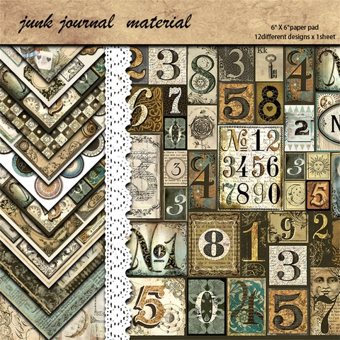 Vintage Alchemie Scrapbooking Material Papier Schwerer Karton Für DIY Junk Journal Dekoration Retro Astrologie Handwerk