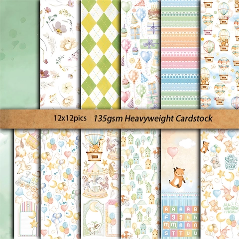 Retro Dreamy Childhood Junk Journal Material Paper Vintage Circus Carousel Scrapbooking Paper Pad DIY Craft Background Paper