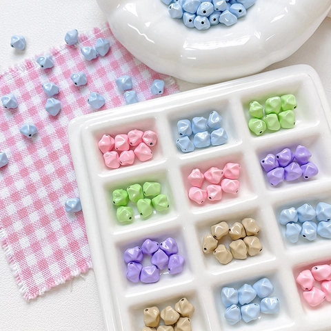 Cuentas Espaciadoras Irregulares Aleación Esmalte Macaron Cuentas Sueltas Para Pulsera Collar DIY Bisutería