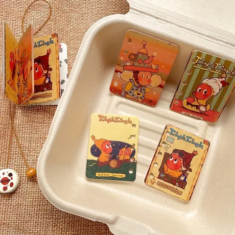 Retro American Cartoon Acrylic Charms DIY Phone Chain Handbook Decoration Twinkle Twinkle Series Card Accessories