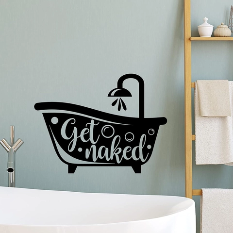 Grappige Badkamer Muurstickers Waterdichte PVC Citaten Wanddecoratie Voor Toilet Wasruimte Douche Glas Decoratie