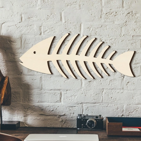 Rustikal Holz Fischgräte Wanddeko Minimalistisch Pappelholz Kunst Ornament Für Wohnzimmer Schlafzimmer Garten Haus Dekoration