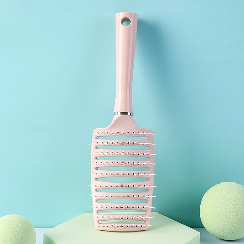 Professionelle Entwirrende Haarbürste Geschwungene Belüftete Haarbürste Für Schnelles Föhnen Antistatisches Kopfhautmassage Styling Tool