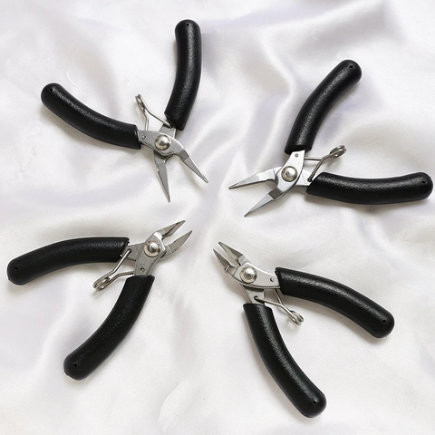 Professionele Mini Sieradentang Voor Handgemaakte DIY Accessoires Roestvrij Staal Lange Neus Diagonale Tang Sieraden Maken Gereedschap