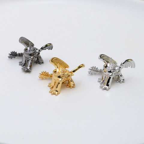 Drachenform Legierung DIY Schmuckbasis Gold Silber Gunmetal Galvanisierte Anhänger Zubehör Für Ohrringe Halskette Schmuckherstellung